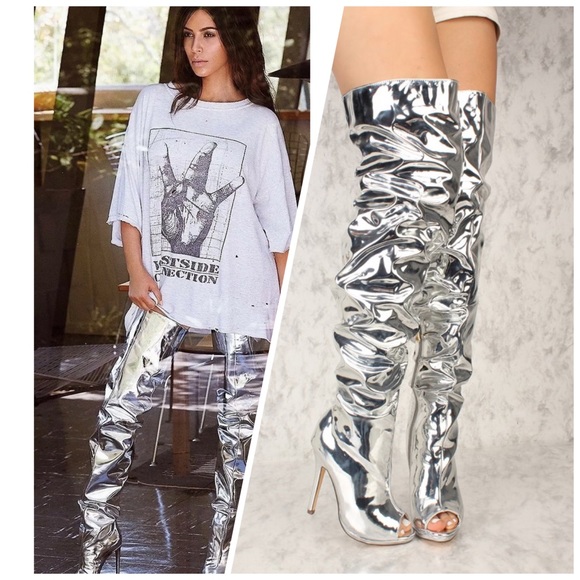 Dolls Kill Shoes - Mercury Thigh High Boots